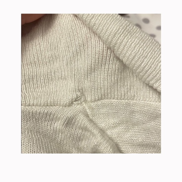 Womens Merona Navy Blue and White Striped Cardigan. Size XL - Picture 5 of 6